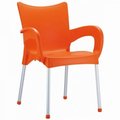 Compamia Compamia ISP043-ORA Romeo Resin Dining Arm Chair Orange -  set of 2 ISP043-ORA